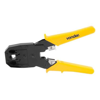 Imagem de Alicate Crimpador Plug 3x1 RJ11 RJ12 RJ45 ac245/8 Vonder