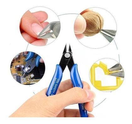 Imagem de Alicate De Corte Rente E Diagonal Ferramenta Manual Cabo Fio