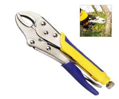 Imagem de Alicate De Pressão Profissional 10 Polegadas Em Aço Reforçado Cabo Emborrachado