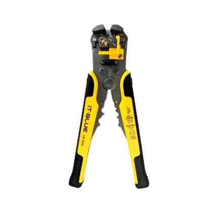 Imagem de Alicate Decapador Cortador E Crimpador De Fios Profissional Cabos Batente Cabo Ergonômico Reforçado