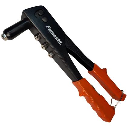 Imagem de Alicate rebitador rebitadeira Famastil 4 bicos de até 4.8mm