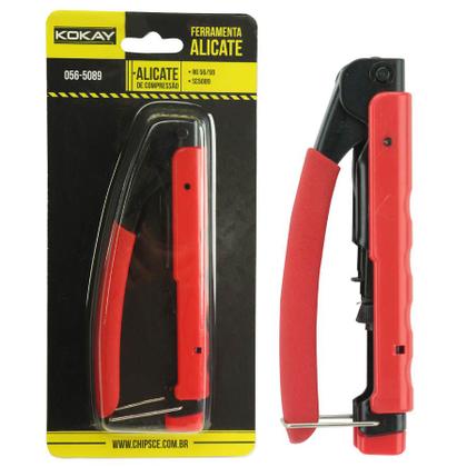 Imagem de Alicate Standard De Compressão Rg6/rg59 - Kokay -056-5089