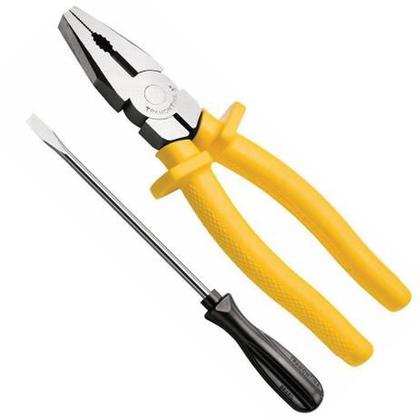 Imagem de Alicate universal 8 " + chave fenda 1/8 x 3  tramontina