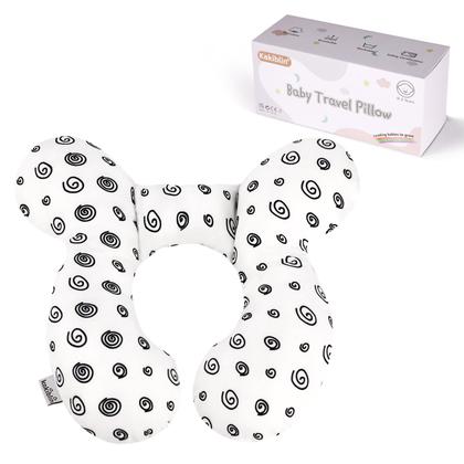 Imagem de Almofada de pescoço para bebês Kakiblin Snail Pattern Travel Support