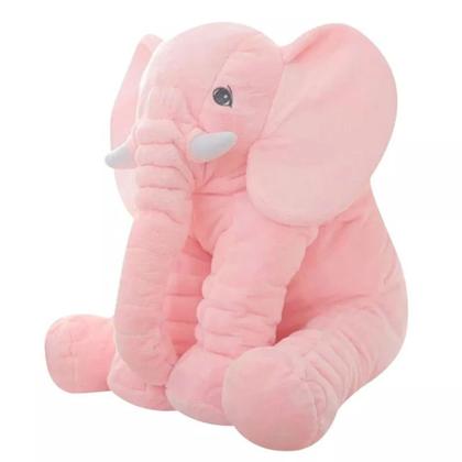 Imagem de Almofada Elefante Pelúcia Soft Antialérgico Grande 60 cm