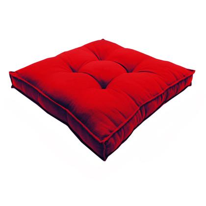 Imagem de Almofada Futon Decoração 70x70 Cm Vermelho Cód. 1858