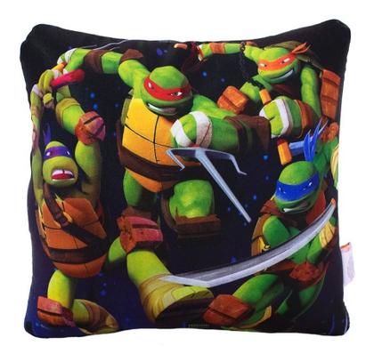 Imagem de Almofada Infantil Quarto Menino Quadrada - Tartarugas Ninja