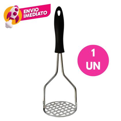 Imagem de Amassador Espremedor Manual Triturador Batata Mandioca Legumes Purê Creme Feijão Aço Inoxidável