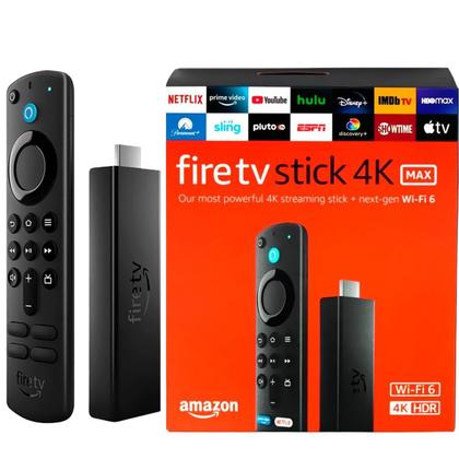 fire tv stick 4K Max 新品 Amazon Fire TV Stick 4K Max 3ª Geração Ultra HD Wi-fi 6 Com Alexa