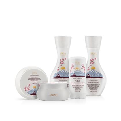 Imagem de Amend Millenar Óleos Japoneses Sh 300ml + Cond 300ml + Masc 300ml + Balm Selante 180ml