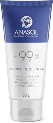 Imagem de Anasol Protetor Solar Facial Fps 99 Toque Seco 60G - Dahuer