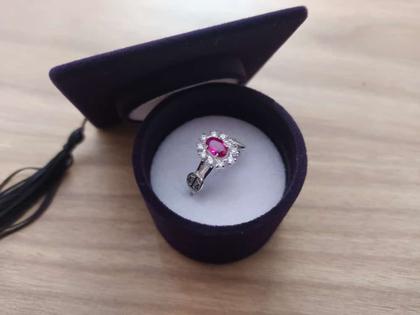 Imagem de Anel de Formatura, em Prata 950 (Direito) c/ Emblema