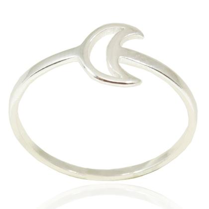 Imagem de Anel Feminino Prata Legitima Lua