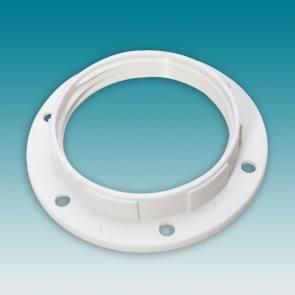 Imagem de Anel fixacão e14 termoplástico branco tulipa