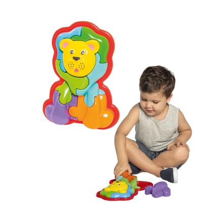 Imagem de Animal puzzle 3d leao