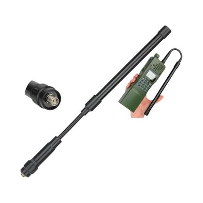 Imagem de Antena Tática Dobrável Dual Band VHF UHF SMA-Fêmea Para Walkie Talkie Baofeng UV-13 Quansheng