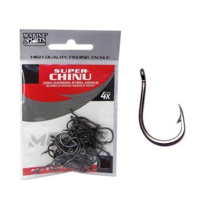 Imagem de Anzol Marine Sport Super Chinu Black C/50un N07 Tamba Pacu