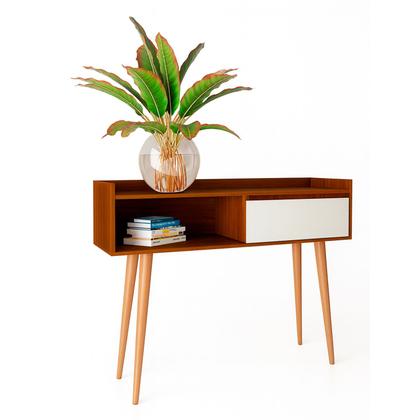 Imagem de Aparador Retrô Delta Freijó com Off White - MoveisAqui