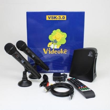 Imagem de Aparelho de videoke karaoke vsk 3.0 com 2932 musicas videokê