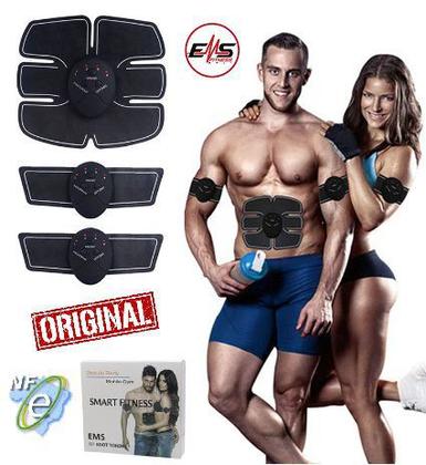 Imagem de Aparelho Tonificador Muscular Ems Perna Braço Abdominal Smart Fitness Elétrico Six Pad Estimulador Profissional Original