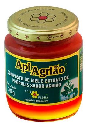 Imagem de Apiagrião Composto de Mel e Extrato de Própolis Agrião Apis Flora 300g