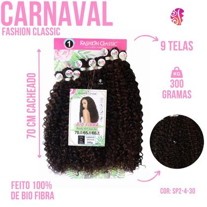 Imagem de Aplique Cabelo Cacheado Bio Fibra / Vegetal - Fashion Classic - Carnaval - Para O Dia A Dia