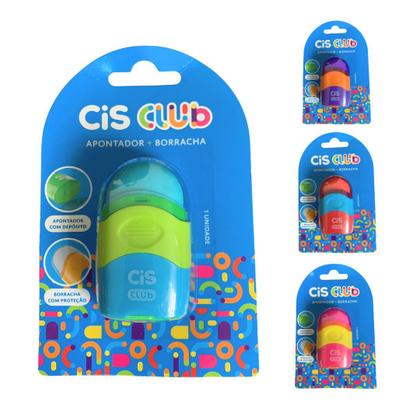 Imagem de Apontador com Depósito + Borracha Club - Cis