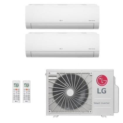 Imagem de Ar-Condicionado Multi Split Inverter LG 18.000 (1x Evap HW 9.000 + 1x Evap HW 12.000) Quente/Frio 220V