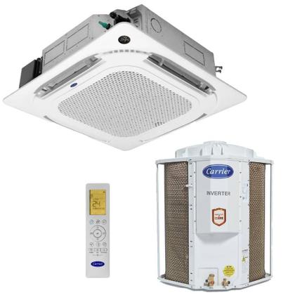 Imagem de Ar Condicionado Split Cassete Carrier 4 Vias 60000 BTUs Frio Inverter 220V Monofásico 38CCVD60515MC