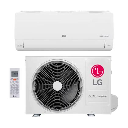 Imagem de Ar Condicionado Split Dual Inverter Hi Wall LG Voice+IA 9000 BTUs Frio S3-Q09AA31B.EB1GAM1 - 127V