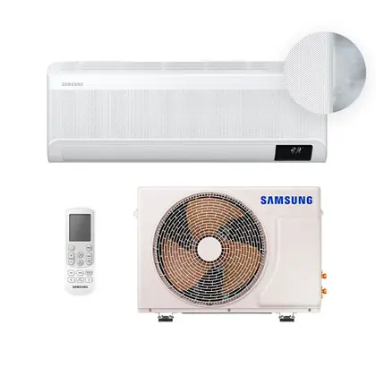 Imagem de Ar Condicionado Split Inverter Windfree Connect Samsung 12000 Btus Quente/frio 220V Monofásico AR12BSEAAWKNAZ 