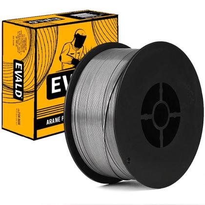Imagem de Arame para Solda MIG 0,8mm Rolo com 1 KG s Gás com Fluxo Flux Core E71T1-GS EVALD