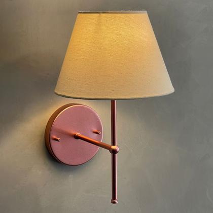 Imagem de Arandela luminaria De Parede Clássica Com Cúpula Ref 19 algodão Para Decoração iluminação de Casa