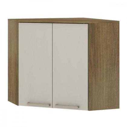 Imagem de Armário Aéreo 2 Portas Canto Diagonal Isis Luciane Avela/mocca