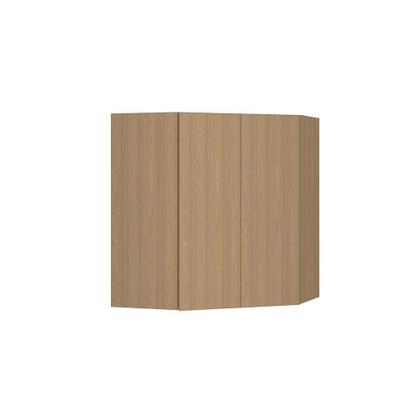 Imagem de Armário Aéreo Canto Diagonal 74cm 2 Portas Slim Luciane Móve Freijó/freijó Brasil