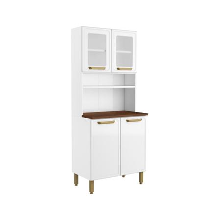 Imagem de Armário de Aço 4 Portas com 2 de Vidro Bella Bertolini