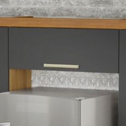 Imagem de Armário De Cozinha Aéreo 80Cm 1 Porta Basculante Burguesa Premuim 100% Mdf