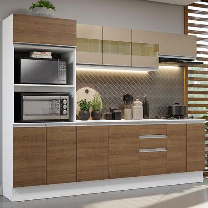 Imagem de Armário de Cozinha Completa 100% MDF 250 cm Smart Madesa 01