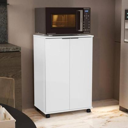 Imagem de Armário Livreiro Organizador 2 Portas Rodizios Pratic ENVIA SOMENTE 01 UN