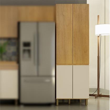 Imagem de Armário Paneleiro Fechado 4 Portas Dakota