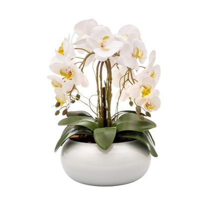 Imagem de Arranjo De Orquídea 4 Hastes Flor Artificial Centro de Mesa Decorativo