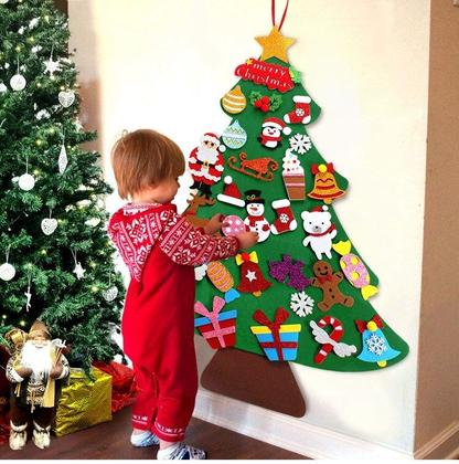 Imagem de Arvore de Natal Em Feltro Infantil Montessori