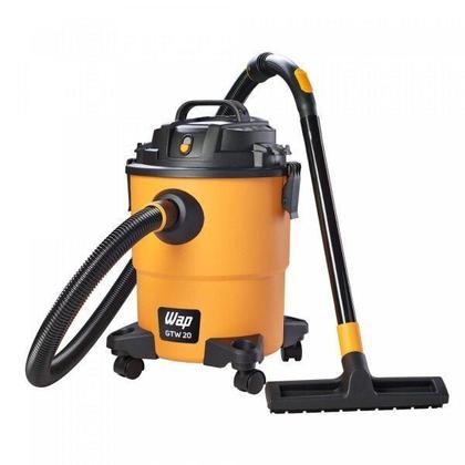 Imagem de Aspirador de Pó e Água GTW 20 Econômico 1600w Bico Múltiplo Bocal de Sopro 20L WAP 220v Amarelo/Preto