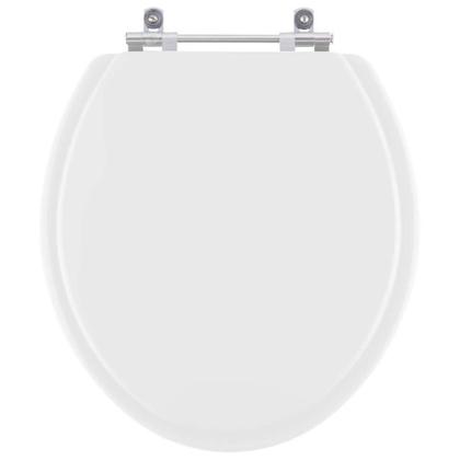 Imagem de Assento Sanitário Laqueado Convencional Oval Branco para Vaso Celite