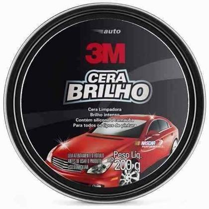 Imagem de Auto Cera Brilho com Silicone e Carnaúba Lata 200G 3M