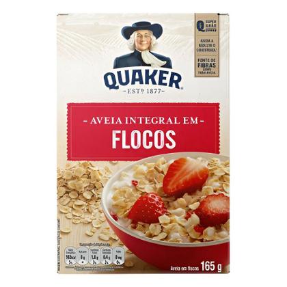 Imagem de Aveia Em Flocos Quaker Aveia Em Flocos Integral Caixa 165 G
