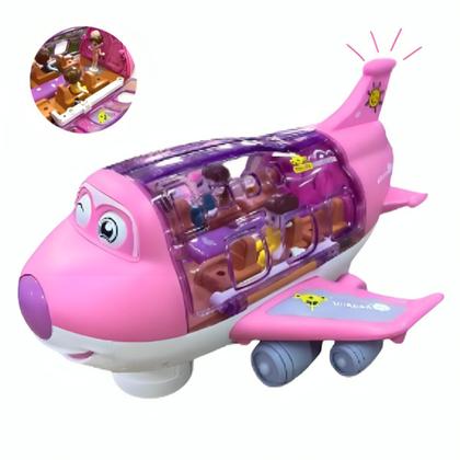 Imagem de Avião Infantil Musical Gira 360 E Bate
