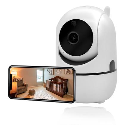 Imagem de Babá Eletrônica Câmera Sem Fio Wifi Visão Noturna Microfone