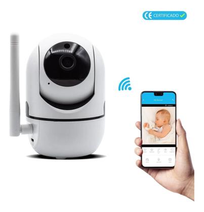 Imagem de Babá Eletrônica Câmera Wifi Visão Noturna Microfone E Vídeo