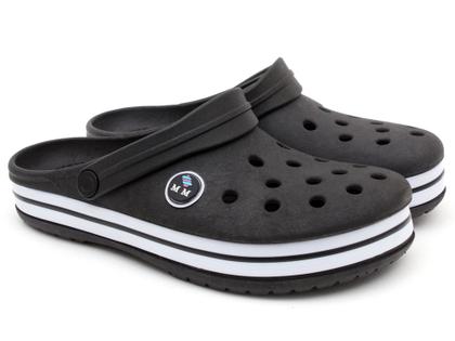 Imagem de Babuche Com Faixa Fechado Clocs Feminino Masculino Leve